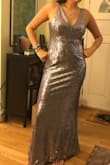 ok i bought this dress because it was on sale and usually i don't buy dresses like this because i don't like the attention but i love silver, shiny things right now so i was like whatever i'm going to buy it. best. purchase. ever. while waiting for it to be delivered i wasn't sure if i wanted to wear it to prom because like i said before, i don't like to draw attention to myself but once i put on that dress i said "wow this is the one." it fits me so nicely, i really forgot i had a butt before putting on this dress. it is one of those dresses that hugs your figure, which is something i usually don't really like about dresses because i'm insecure, but it looks so flattering. also it fits my chest perfectly, i have some cleavage peeking out but it really just makes me look so good. anyway i will definitely be wearing this to prom, thank you lulu's for never letting me down i love you so much - Gabby C.