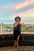 The picture speaks for itself. I felt pretty and comfortable. These were also BB friendly (Big Bust). The dress is of stretchy material if you were concerned about whether it may fit or not. - Melissa C.