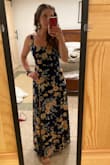 Loved this dress for a summer evening wedding! It was light and comfortable and the slit gave it elegance but wasn't too high. It was simple and gorgeous! - Abby L.