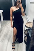 It fits perfectly! Loved the quality of this dress. I felt so comfortable and pretty in this dress! I have another wedding in September and another in December. I can't wait to see what other dresses I can buy! - Jessica F.