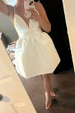 Beautiful beautiful beautiful quality. The color and fabric is crisp, and the overall dress is classy. - Toni-Anne M.