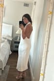 I liked how thin the material is but not see through. If you are thin but have some curves, it may run a bit tight around the midsection. - Jasmin K.