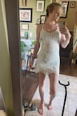Okay, this is a really fun dress! It's a *little* bit short for me, but I love everything else about it. I bought this on a whim because it was on sale, and I have nothing to wear it to yet but I can't wait until I do have something to wear it to! - Hannah A.