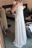 This dress is all I wanted and more. I am always scared of tighter looking dresses but this was so flattering in all the ways! I don't think I have ever found a dress I didn't want to take off but this is the dress. It made me cry I loved it so much! I'm using it for a couple things before my wedding next year! - Paitton Z.