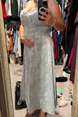 This dress is so beautiful! The detailing makes it look really elegant and it drapes and covers the midsection. I was going to return it since it was an impulse buy but now I have to keep it! I feel like a princess in it haha! - Isabel R.