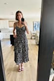 This dress is so perfect.  Super comfortable and no bra needed! Absolutely beautiful in person. - Lea B.