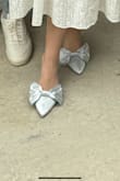 These were the perfect shoe for my bridal shower! I loved the light blue color and the bow. Will say these definitely run small. I am usually a 6-6.5 and got a 7, very glad I did.
Because there is no ankle strap, these aren't the most stable shoes. Not horribly uncomfortable. I was totally fine at my shower and I'm not a heels girl. But I wouldn't want to be wearing them all night or running around. - Baylee B.