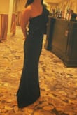 I had to go to a gala dinner for work. Since I had to work and run around, I was worried that it might be uncomfortable but it's a stretch material and I didn't have to worry about my dress when I was working. I wore high heels but if you don't wear high feel you might have to worry about the length of the dress. - Lina Y.