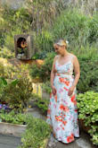 I loved this two piece outfit for a casual summer wedding!  I felt super cute and it was comfortable.  Both the skirt and top have adjustable ties, and the top also has adjustable straps, so I was able to make both pieces fit well despite me being somewhere between a M and L.  It was very long though and had to take it to my tailor to have it hemmed to make it wearable. - Amber W.