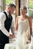 Loved this dress and so did everyone else!! I wore it for my wedding reception! I'll be honest and say I was worried it would look cheap but I got it in the mail and it did not!! Worked great and very comfy!!! - Taylor S.