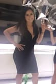I am in love with this sexy little piece. It really accentuates your curves and the deep v cut is the perfect touch. - Cristina V.
