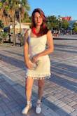 I absolutely loved wearing this dress for my boyfriend's beach birthday celebration! The soft, comfortable fabric made it perfect for a night out of dancing and fun. The stylish design turned heads, and I received countless compliments throughout the evening. Highly recommend this dress for anyone looking for a comfortable, stylish, and memorable outfit for their next special occasion. - Yisel S.