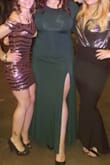 This dress was everything and more! I got so many compliments on this. Amazing quality and fit for my curvy figure. I went with the XL for more room in the chest and was long enough for heels. It worked great for a black tie nye event! - Jen C.