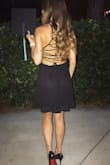 Wore this for my graduation. It was absolutely perfect! The only thing was the strings were difficult in the back. I had to untie them and have my mom string them back on. Other than that, loved the dress. - Laci P.