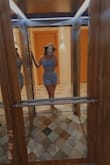 I am 5'3, 151 lbs, and 34 busy cup F. I bought both the top and shorts. The top is wonderful would have liked it to be a little tighter consider wearing this with a strapless bra that's the only thing I'd do differently. - Vicky D.