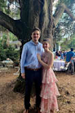 Absolutely stunning pink floral dress! I wore this for a garden tea party themed wedding and got endless compliments all day! The colors and design are so gorgeous in person! Overall this dress was very comfortable, smooth, and lightweight with a beautiful flow to it. I'm so happy with my purchase and I can't wait to wear it for more special occasions! - Joslyn Y.