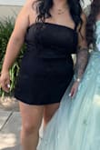 I loved this romper, hid my tummy well, fit great other than the bust. It was too big. I had to pin the top part. But i wouldn't change the size because the rest fit well. - Alysse I.