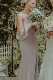 I bought this to wear as a bridesmaids dress (all wearing mismatched dresses). When I read the measurements of the model and that she was wearing a small, I decided to order the medium (the model has a 24 inch waist and the description said it was very fitted in the waist). Unfortunately, the dress is HUGE on me ... it would barely stay up on its own. I honestly think I could have went with the XS. Sadly, they are sold out of the smaller sizes so I am returning the medium but will keep an eye out for a restock! - Morgan M.