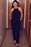 The most flattering jumpsuit. The open back is sexy. Receive many complements every time I wear it! - Carmen S.