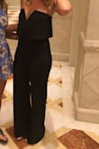 Seriously obsessed with this jumpsuit! I have tried other jumpsuits in the past which never fit me correctly but this could not be more flattering. The top seems like it will stay up without worry, but I plan to wear petals just in case. I am going to need to get it hemmed, but that's a small price to pay for how much I love it! - Morgan M.