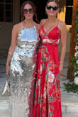 Bought this for a wedding in Greece. The fabric is beautiful, it fit my body perfectly, and had enough length for 3.5" heels. Super comfortable even for a long night! - Jennifer K.
