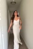 This dress is so pretty!! The fabric is amazing and it fits soooo good, I love it! - Julia V.