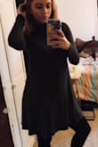 This dress fit so perfectly and was perfect for my family dinner. Everyone complimented the way it looked on me. I was worried that the neck would slightly choke me but it was just right to not be a pest. - Brianna S.