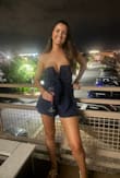 Just to start, anytime I need a cute outfit, I run to Lulus.com! This romper's fabric was so soft and so breathable, which was perfect for a hot August night! The front tie is super cute and can be made into a bow, or a knot. The inside of the romper has clear rubber so that a bra is not needed! The only downside was the zipper in the back! But if you have a good friend, have them be your zipper buddy! All in all, this romper was fun & sexy! - Rebecca B.