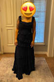 This dress was way better quality and way more flattering than I anticipated. I have to get the top altered because the straps were a little long and the bust was a little large but could not size down anymore and it was a little long but I'm pretty short so that's to be anticipated! Overall very excited about this dress. - Monica S.