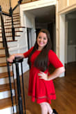This dress was PERFECT for this Christmas season. I was looking for a bright red dress for the holidays that was modern, classy, and elegant! Lulus provided just the perfect dress! The dress fit perfectly! The red was bright and dress was elegant! I received many compliments on it during our Christmas gatherings! - Anastasia S.