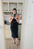 I bought this dress for an evening summer wedding and wore with floral shoes to add color. I loved the dress, it was light fabric and the perfect length. - Nicole R.