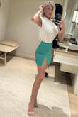 So adorable! I love the slit and felt like I stood out while keeping it classy - Siobhan C.