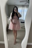 I was having a hard time finding a dress for my baby shower and came across this dress. It turned out super cute and perfect for the occasion! A little tight in the bust area, but definitely plenty of space for my bump! - Angela C.