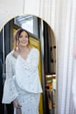 I had a different dress but fell out of love with it. On a whim, I looked at Lulus and I am so glad I did! The SLEEVES <3 The photographer was geeking out loving how it photographed! - Allyssa A.
