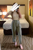 I absolutely love these pants! They were so comfortable for all day wear and perfect for my work event. - Nicole H.