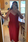 This dress fits perfectly it is so comfortable and it's a beautiful color. It's exactly what I was hoping for. - Charlene T.