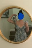 The dress is very pretty but, the straps are put together with very weak and stretchy elastic. It offers no support up top! It made the dress unwearable to me. - Janie B.