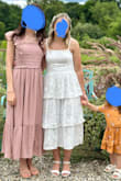 I absolutely loved this dress for my bridal shower and got so many compliments throughout the day! It fit perfectly and looked stunning in photos. The only downside is that the dress is fairly see-through, so be careful and make sure you have a plan for what to wear underneath!! - Kelsie S.