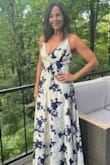 I loved everything about this dress. The fabric was very soft and the cut made it very flowy and elegant. I liked the fitted top and the criss cross straps on the back. I got so many compliments. Perfect for an outdoor summer wedding! - Becky M.