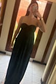 I bought this for a wedding and it fits perfectly! The fabric is excellent, good quality, the color is shiny and pretty. Loved it! - Marcela M.