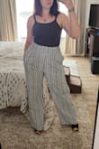LOVE them! A bit thicker fabric than I imagined so maybe not the best for those super scorcher days but still so cute. As a woman on the shorter side, these pants were definitely long. I normally wear 8 pants and went with a medium. I may have been able to size down as the fit on these pants is meant to be baggy and I wonder how that may have helped with the length. Still love 'em! - Jill K.