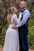 Wore this for our private outdoor wedding. The dress fit perfectly right out of the bag. It definitely would have been able to accommodate a larger chest size but also worked well with my smaller bust. It was very comfortable and I have gotten so many compliments on it! - Nicole K.