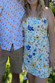 I wore this dress to my Aperol Spritz-themed bridal shower. It was a huge hit! - Hannah Y.