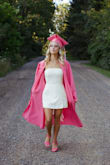 I bought this for my daughter's senior pictures and it was perfect on its own and under the cap and gown. She is very petite and the XS was slightly big on her. It photographed beautifully though. - Brienne S.