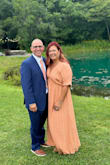 Buy the dress! Beautiful and comfy. Received compliments all evening long. It is very roomy, I probably could have gotten away with a Large. - Delane H.