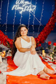 This white dress exceeded all my expectations for my engagement. The quality of the fabric was outstanding, feeling both luxurious and durable. What truly impressed me was the perfect fit; the dress was exactly as described, and the length was elegantly long, adding a touch of glamour to my photos. I highly recommend this stunning dress to anyone seeking a beautifully crafted garment for their special events. - Sofia M.