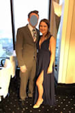 This dress is gorgeous! It is classy with just enough sexy.
I had to order last minute (it was shipped overnight to a hotel I was staying at) so I didn't have time to try it on or alter it. I am short, and even with heels, it was a bit long. The 'sleeves' were also a tad long, but they have grips underneath which helped the dress stay up without alterations. I will definitely pay to have this tailored and wear it again!!
Great quality- worth every penny! - Lauren H.