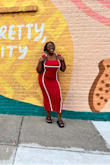 Perfect causal dress with a little spice - Joy C.