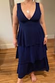It feels like it will grow with me while I'm pregnant and still look nice! Good material. - Michelle D.