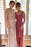 I wore this dress as mother of the groom for my sons wedding and got so many compliments. It was very classy yet I still felt sexy in it. I will say, the rib area was a little tight on me and I wish there was a little more breathing room, literally. I have an athletic build so perhaps that affected the fit. I did have it hemmed and had the shoulders taken up a bit as well. Overall I loved this dress and picked it from about 7 dresses that I ordered for the occasion. - Christina W.